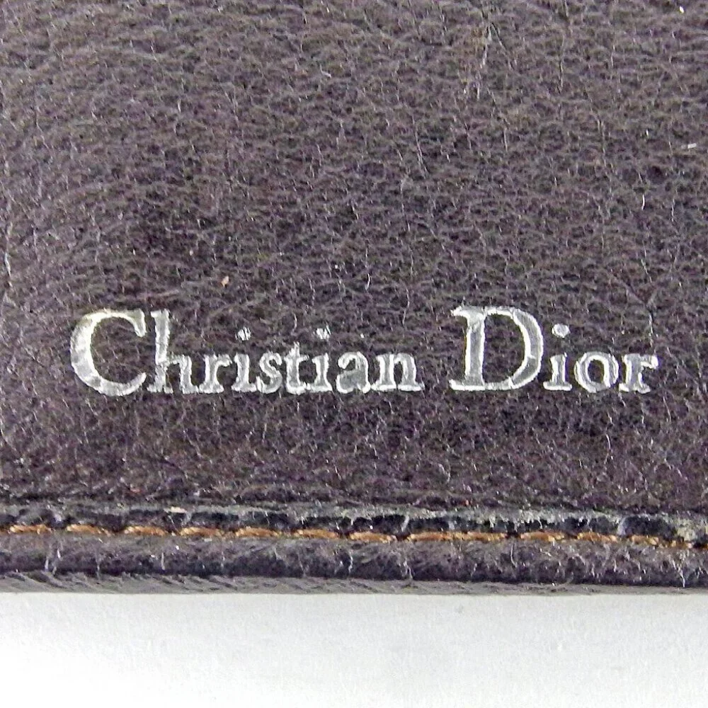 DIOR long pill vintage Dior PVC ?~ Leather Authentic USED